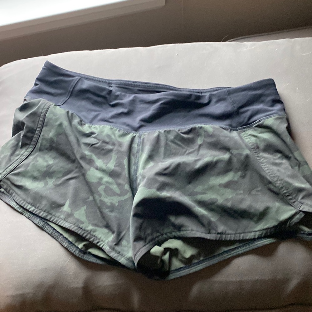 Lulu camo shorts